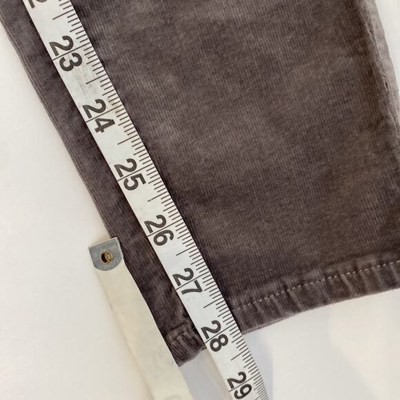 LOFT Outlet Curvy Skinny Women’s Gray Baby Corduroys EUC Sz 14 Cotton Stretch - Picture 10 of 11